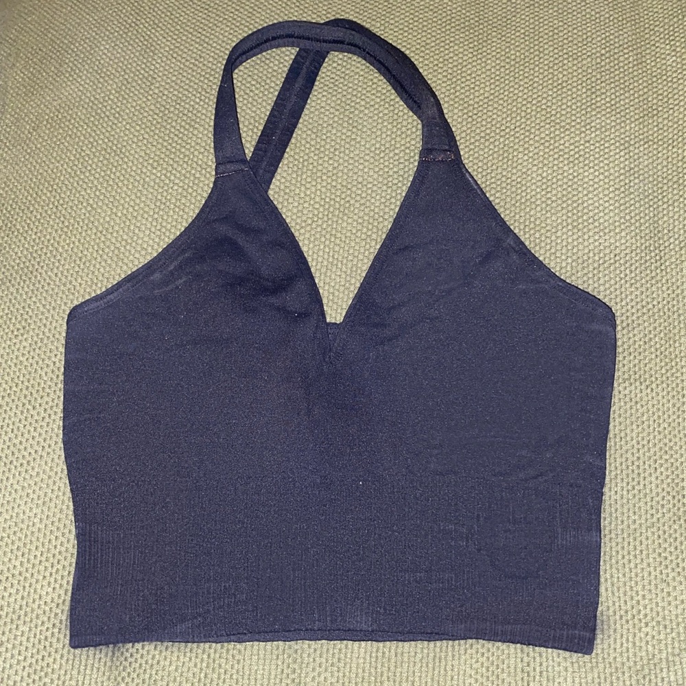 XS/S Free People Movement Black Cropped Tank-top